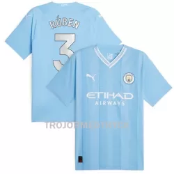 Manchester City Rúben 3 Fotbollströja Hemma 2023/24 Manchester City Rúben 3 Fotbollströja Hemma 2023/24
