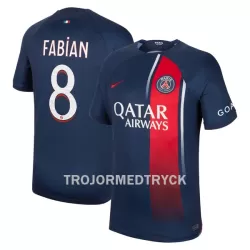 Paris Saint-Germain Fabian 8 Fotbollströja Hemma 2023/24 Paris Saint-Germain Fabian 8 Fotbollströja Hemma 2023/24