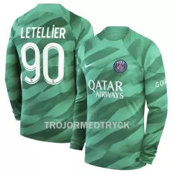 Paris Saint-Germain Letellier 90 Målvakt Fotbollströja Hemma 2023/24 Långärmad Paris Saint-Germain Letellier 90 Målvakt Fotbollströja Hemma 2023/24 Långärmad