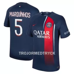 Paris Saint-Germain Marquinhos 5 Fotbollströja Hemma 2023/24 Paris Saint-Germain Marquinhos 5 Fotbollströja Hemma 2023/24