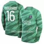 Paris Saint-Germain Sergio Rico 16 Målvakt Fotbollströja Hemma 2023/24 Långärmad