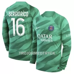 Paris Saint-Germain Sergio Rico 16 Målvakt Fotbollströja Hemma 2023/24 Långärmad Paris Saint-Germain Sergio Rico 16 Målvakt Fotbollströja Hemma 2023/24 Långärmad
