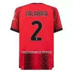 AC Milan Calabria 2 Fotbollströja Hemma 2023/24