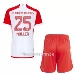FC Bayern München Thomas Müller 25 Fotbollströja Barn Hemma 2023/24 FC Bayern München Thomas Müller 25 Fotbollströja Barn Hemma 2023/24