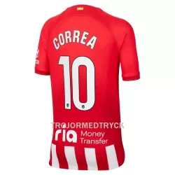 Atlético Madrid Correa 10 Fotbollströja Barn Hemma 2023/24