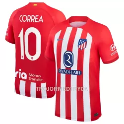 Atlético Madrid Correa 10 Fotbollströja Hemma 2023/24 Atlético Madrid Correa 10 Fotbollströja Hemma 2023/24
