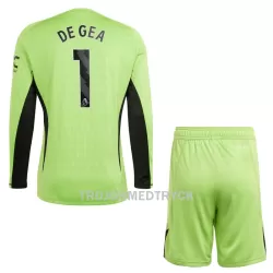 Manchester United De Gea 1 Målvakt Fotbollströja Barn Hemma 2023/24 Långärmad Manchester United De Gea 1 Målvakt Fotbollströja Barn Hemma 2023/24 Långärmad