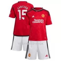 Manchester United Sabitzer 15 Fotbollströja Barn Hemma 2023/24 Manchester United Sabitzer 15 Fotbollströja Barn Hemma 2023/24
