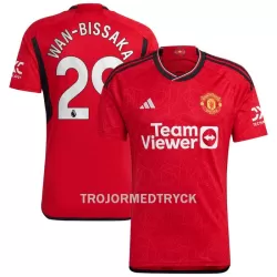 Manchester United Wan-Bissaka 29 Fotbollströja Hemma 2023/24 Manchester United Wan-Bissaka 29 Fotbollströja Hemma 2023/24