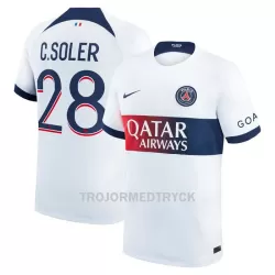 Paris Saint-Germain C. Soler 28 Fotbollströja Borta 2023/24 Paris Saint-Germain C. Soler 28 Fotbollströja Borta 2023/24