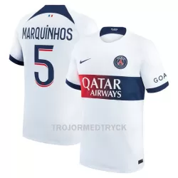 Paris Saint-Germain Marquinhos 5 Fotbollströja Borta 2023/24 Paris Saint-Germain Marquinhos 5 Fotbollströja Borta 2023/24