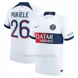 Paris Saint-Germain Mukiele 26 Fotbollströja Borta 2023/24 Paris Saint-Germain Mukiele 26 Fotbollströja Borta 2023/24