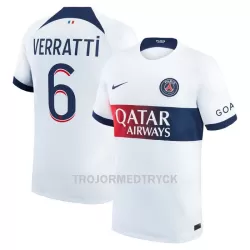 Paris Saint-Germain Verratti 6 Fotbollströja Borta 2023/24 Paris Saint-Germain Verratti 6 Fotbollströja Borta 2023/24