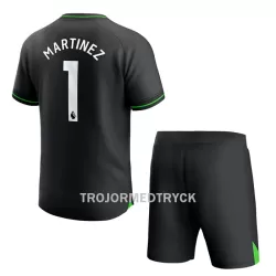 Aston Villa Martinez 1 Målvakt Fotbollströja Barn Hemma 2023/24 Aston Villa Martinez 1 Målvakt Fotbollströja Barn Hemma 2023/24