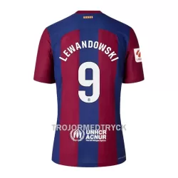 FC Barcelona Lewandowski 9 Fotbollströja Hemma 2023/24 FC Barcelona Lewandowski 9 Fotbollströja Hemma 2023/24