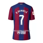 FC Barcelona O. Dembele 7 Fotbollströja Hemma 2023/24