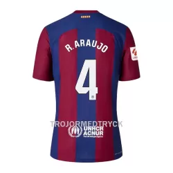 FC Barcelona R. Araujo 4 Fotbollströja Hemma 2023/24 FC Barcelona R. Araujo 4 Fotbollströja Hemma 2023/24