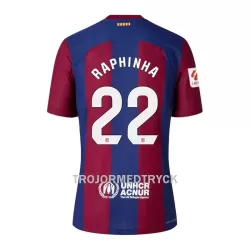 FC Barcelona Raphinha 22 Fotbollströja Hemma 2023/24 FC Barcelona Raphinha 22 Fotbollströja Hemma 2023/24