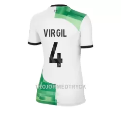 Liverpool Virgil 4 Fotbollströja Dam Borta 2023/24 Liverpool Virgil 4 Fotbollströja Dam Borta 2023/24