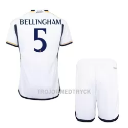 Real Madrid Bellingham 5 Fotbollströja Barn Hemma 2023/24 Real Madrid Bellingham 5 Fotbollströja Barn Hemma 2023/24