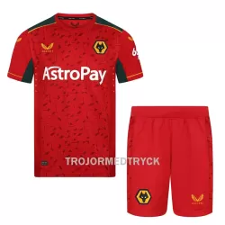 Wolverhampton Fotbollströja Barn Borta 2023/24 Wolverhampton Fotbollströja Barn Borta 2023/24