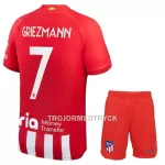Atlético Madrid Griezmann 7 Fotbollströja Barn Hemma 2023/24