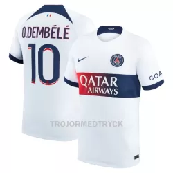 Paris Saint-Germain Dembele 10 Fotbollströja Borta 2023/24 Paris Saint-Germain Dembele 10 Fotbollströja Borta 2023/24