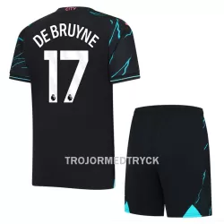 Manchester City De Bruyne 17 Fotbollströja Barn Tredje 2023/24 Manchester City De Bruyne 17 Fotbollströja Barn Tredje 2023/24