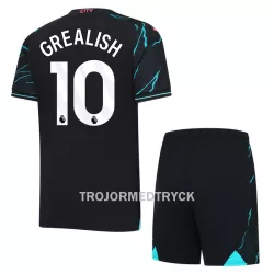 Manchester City Grealish 10 Fotbollströja Barn Tredje 2023/24 Manchester City Grealish 10 Fotbollströja Barn Tredje 2023/24