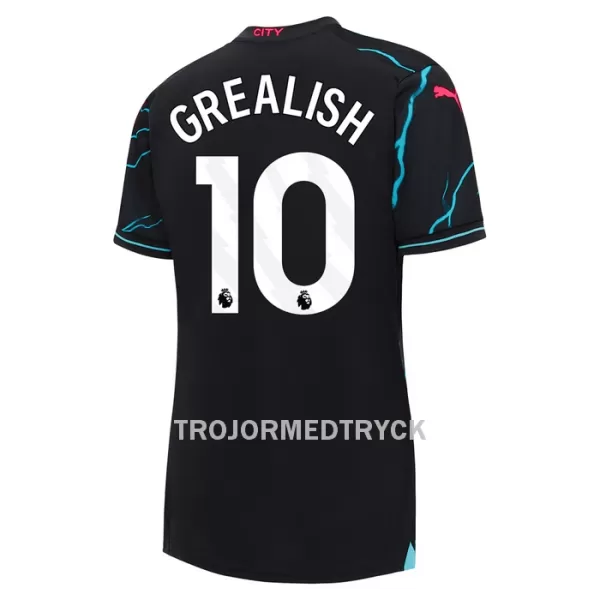 Manchester City Grealish 10 Fotbollströja Dam Tredje 2023/24 Manchester City Grealish 10 Fotbollströja Dam Tredje 2023/24