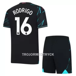 Manchester City Rodrigo 16 Fotbollströja Barn Tredje 2023/24 Manchester City Rodrigo 16 Fotbollströja Barn Tredje 2023/24