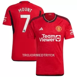 Manchester United Mount 7 Fotbollströja Hemma 2023/24 Manchester United Mount 7 Fotbollströja Hemma 2023/24