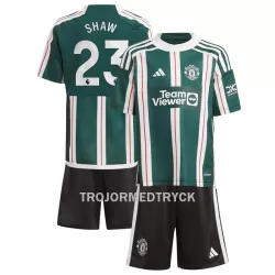 Manchester United Shaw 23 Fotbollströja Barn Borta 2023/24 Manchester United Shaw 23 Fotbollströja Barn Borta 2023/24