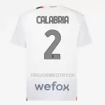 AC Milan Calabria 2 Fotbollströja Borta 2023/24