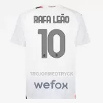 AC Milan Rafael Leao 10 Fotbollströja Borta 2023/24