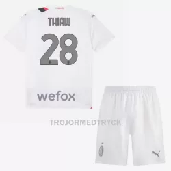 AC Milan Thiaw 28 Fotbollströja Barn Borta 2023/24 AC Milan Thiaw 28 Fotbollströja Barn Borta 2023/24