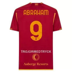 AS Roma Abraham 9 Fotbollströja Hemma 2023/24 AS Roma Abraham 9 Fotbollströja Hemma 2023/24