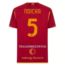 AS Roma Ndicka 5 Fotbollströja Hemma 2023/24 AS Roma Ndicka 5 Fotbollströja Hemma 2023/24