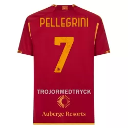 AS Roma Pellegrini 7 Fotbollströja Hemma 2023/24 AS Roma Pellegrini 7 Fotbollströja Hemma 2023/24