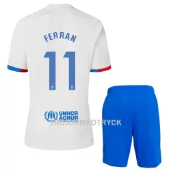 FC Barcelona Ferran 11 Fotbollströja Barn Borta 2023/24 FC Barcelona Ferran 11 Fotbollströja Barn Borta 2023/24