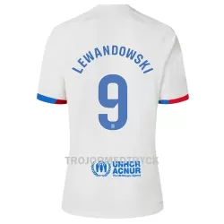 FC Barcelona Lewandowski 9 Fotbollströja Barn Borta 2023/24