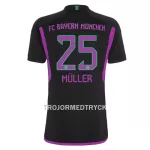 FC Bayern München Müller 25 Fotbollströja Borta 2023/24