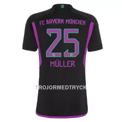 FC Bayern München Müller 25 Fotbollströja Borta 2023/24 FC Bayern München Müller 25 Fotbollströja Borta 2023/24