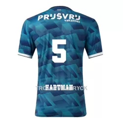 Feyenoord Rotterdam Hartman 5 Fotbollströja Borta 2023/24 Feyenoord Rotterdam Hartman 5 Fotbollströja Borta 2023/24