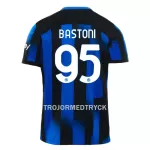 Inter Milan Bastoni 95 Fotbollströja Hemma 2023/24