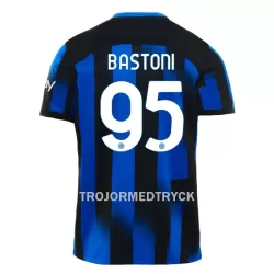 Inter Milan Bastoni 95 Fotbollströja Hemma 2023/24 Inter Milan Bastoni 95 Fotbollströja Hemma 2023/24