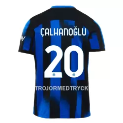 Inter Milan Calhanoglu 20 Fotbollströja Barn Hemma 2023/24