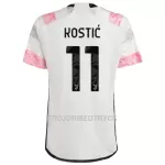 Juventus Kostic 11 Fotbollströja Borta 2023/24