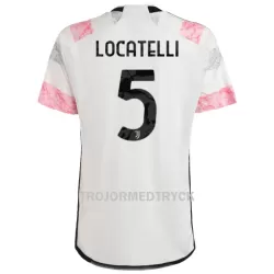 Juventus Locatelli 5 Fotbollströja Barn Borta 2023/24