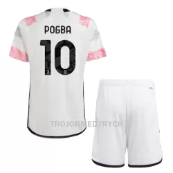 Juventus Pogba 10 Fotbollströja Barn Borta 2023/24 Juventus Pogba 10 Fotbollströja Barn Borta 2023/24